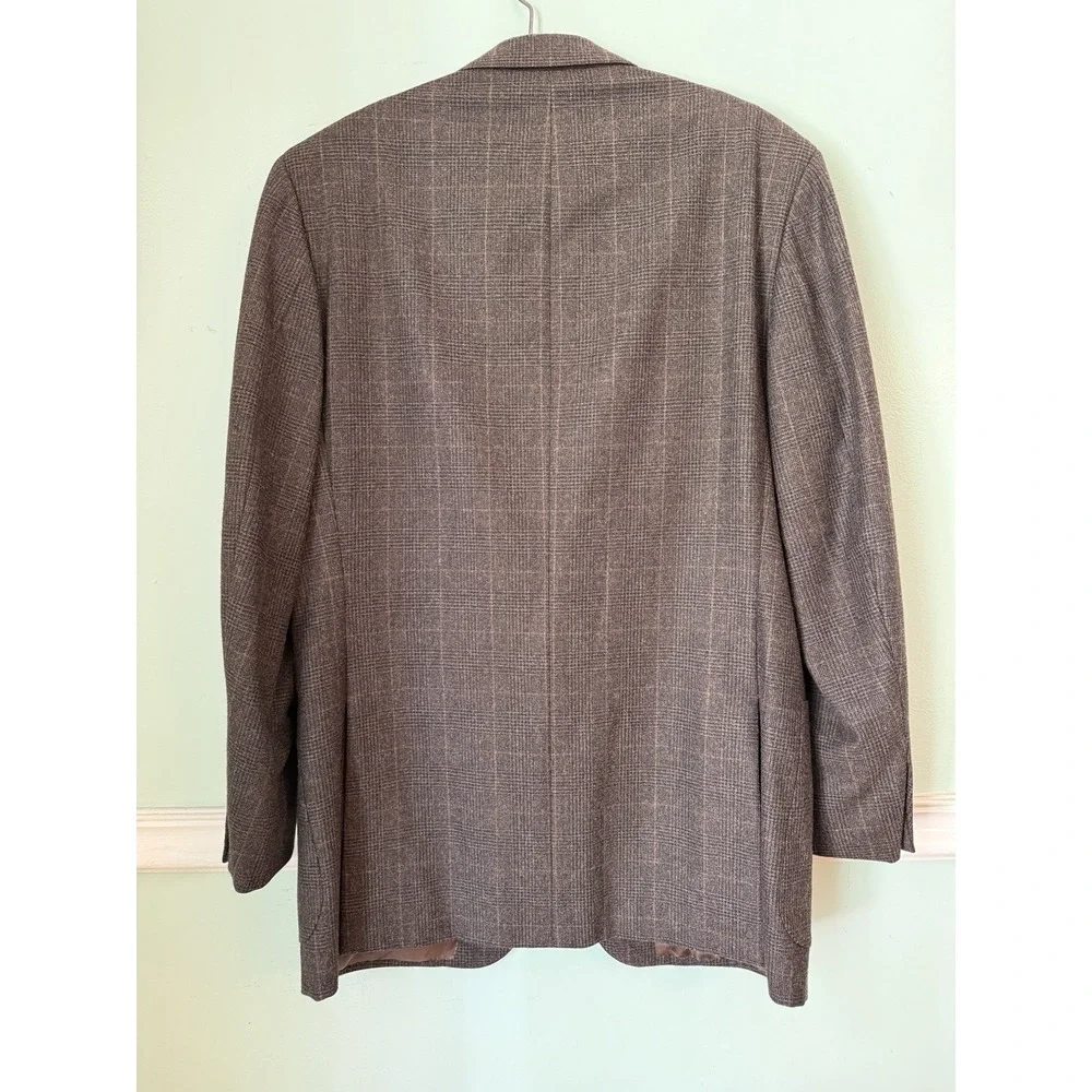 GIANLUCA ISAIA Napoli‎  Multi-color 2 Btn Wool Sport Coat 42 Cashmere Wool